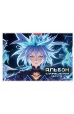 Альбом д/рис 40л софт-тач Воительница 14442 Полиграф Принт