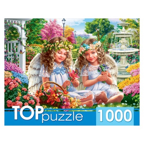 Пазл 1000 эл Два нежных ангелочка ХТП1000-2176 Рыжий кот