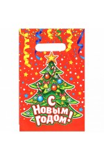 Пакет п/эт с вырубн ручк 20х30см/30 мкм Серпантин Интерпак