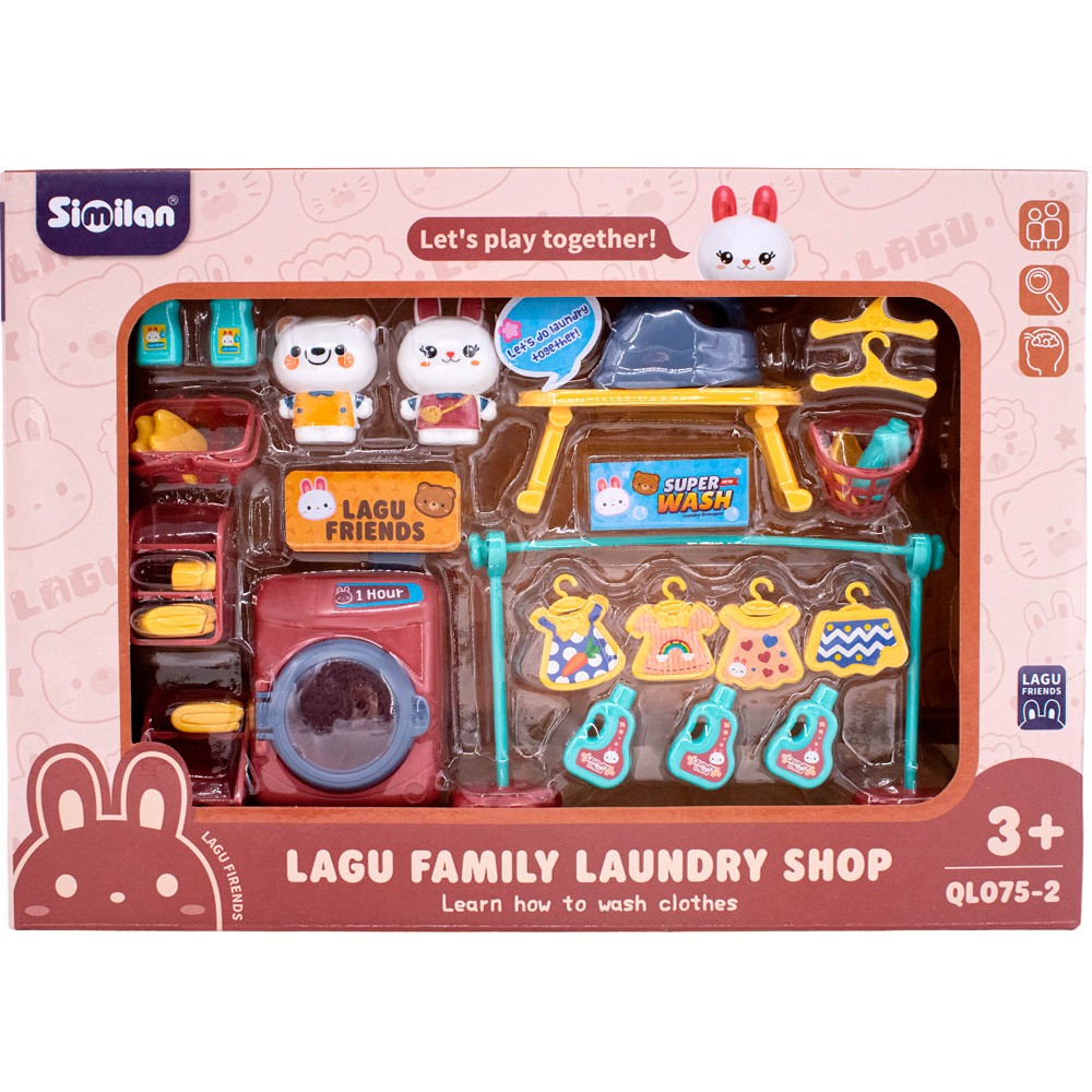 Игр/набор Ванная комната с питомцами в кор QL075-2 Маркер игрушка