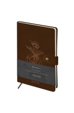 Записная книжка А5 80л исккожа с замком Outline Angel from heaven 51408 Green