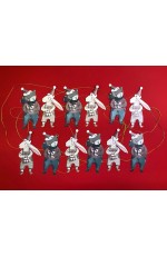 Гирлянда НГ Зайка и медвежонок 1162107