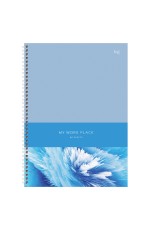 Тетрадь А4 А4 80л кл твобл спир Blue art 64252 БиДжи