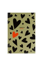 Ежедневник недат А5 твобл Diary Сердца 71550 Феникс