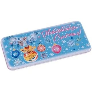 Коробка подар мет д/денег Новогоднего счастья! 86345 Феникс-Презент