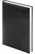 Ежедневник недат А5 136л лин исккожа черн Sigma 02423-BK Lamark