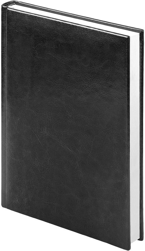 Ежедневник недат А5 136л лин исккожа черн Sigma 02423-BK Lamark
