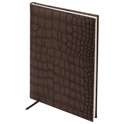 Ежедневник недат А4 160л ткор Аллигатор 124969 Brauberg