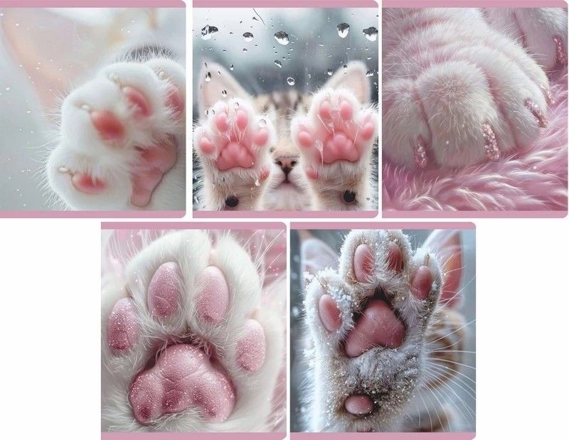 Тетрадь 48л кл Лапки 4824-33 Lamark