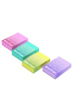 Ластик Berlingo Gradient прямоугольный, пластиковый кейс, Eco-Pvc, 45*32*11мм