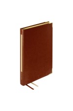 Ежедневник недат А5 золсрез интегроблисккожа корич Сариф 70648 Феникс