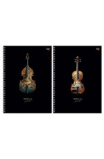 Тетрадь д/нот А4 24л вертикна гребне Мелодии на воде 57832 БиДжи