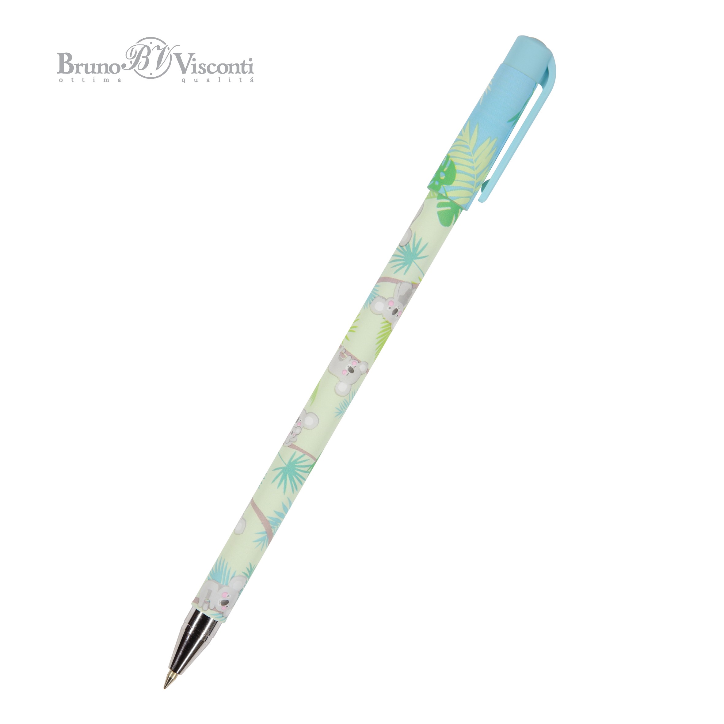 Ручка шар 0 5мм синHappyWrite Коалы-очаровашки 20-0215/40 Bruno Visconti
