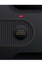 Тетрадь 80л кл 5цвблок твобл Бархатный стиль черный  35524 Хатбер