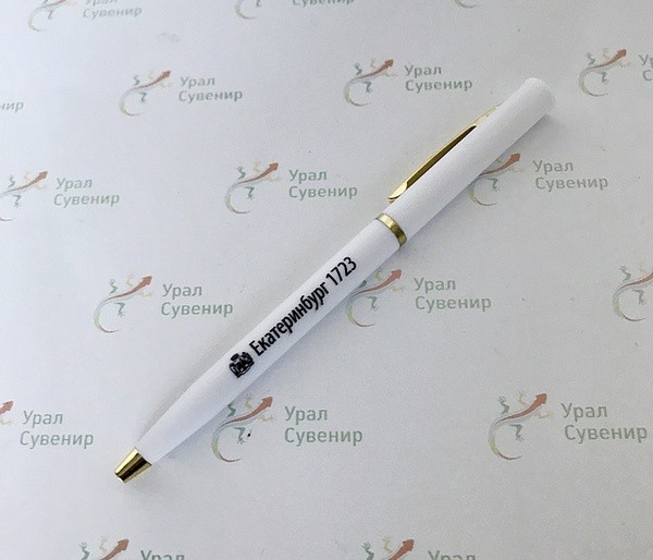 Ручка Екатеринбург пластик Герб цвета в ассорти №0001
