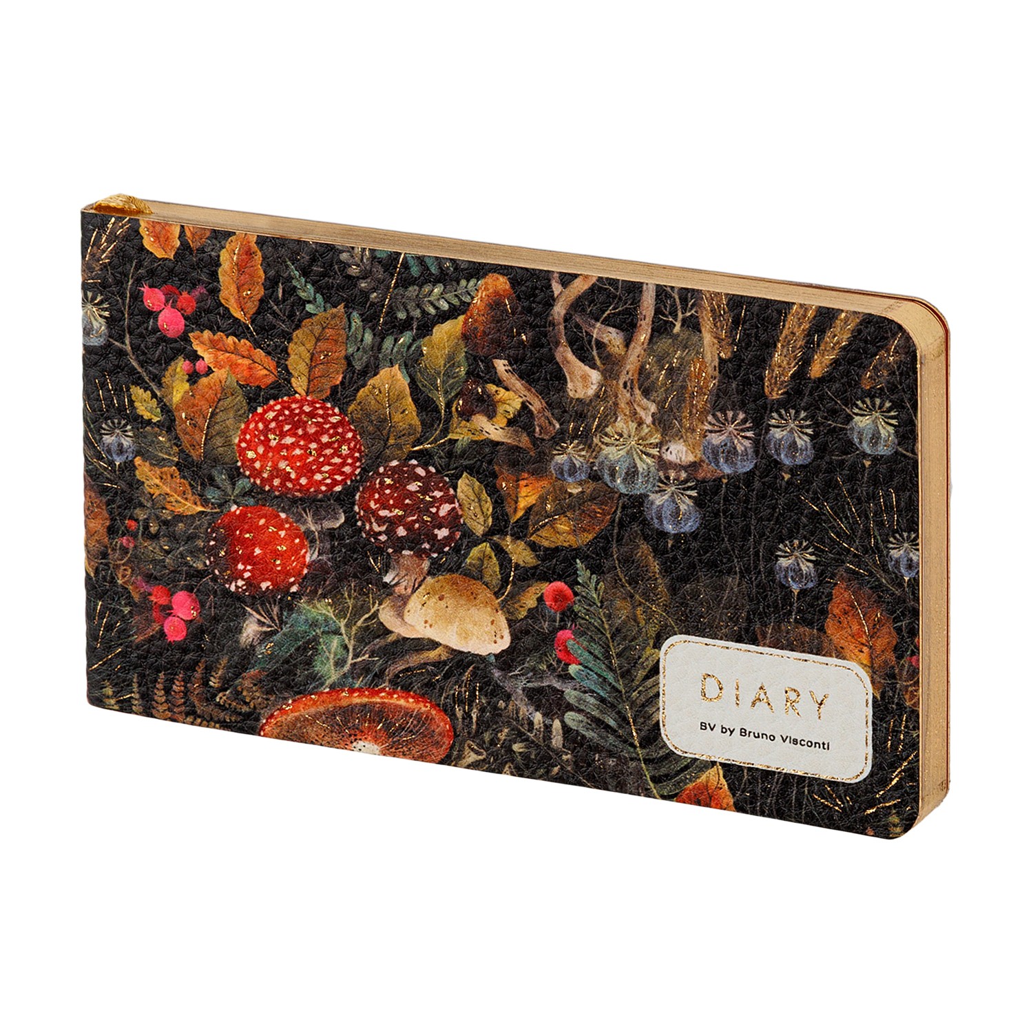 Еженедельник недат А6 исккожа золотсрез Лесная сказка 3-741/15 Bruno Viscont