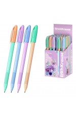 Ручка шар 1 0мм син U-108 Stick Pastel Bloom 61020 Erich Krause