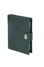 Ежедневник -органайзер недат А5 исккожа зелен  116202 Brauberg