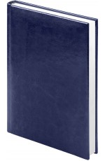 Ежедневник недат А5 136л лин исккожа син Sigma 02421-BL Lamark