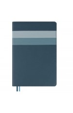 Ежедневник недат А5 цвсрез исккожа синий Лайка 70627 Феникс