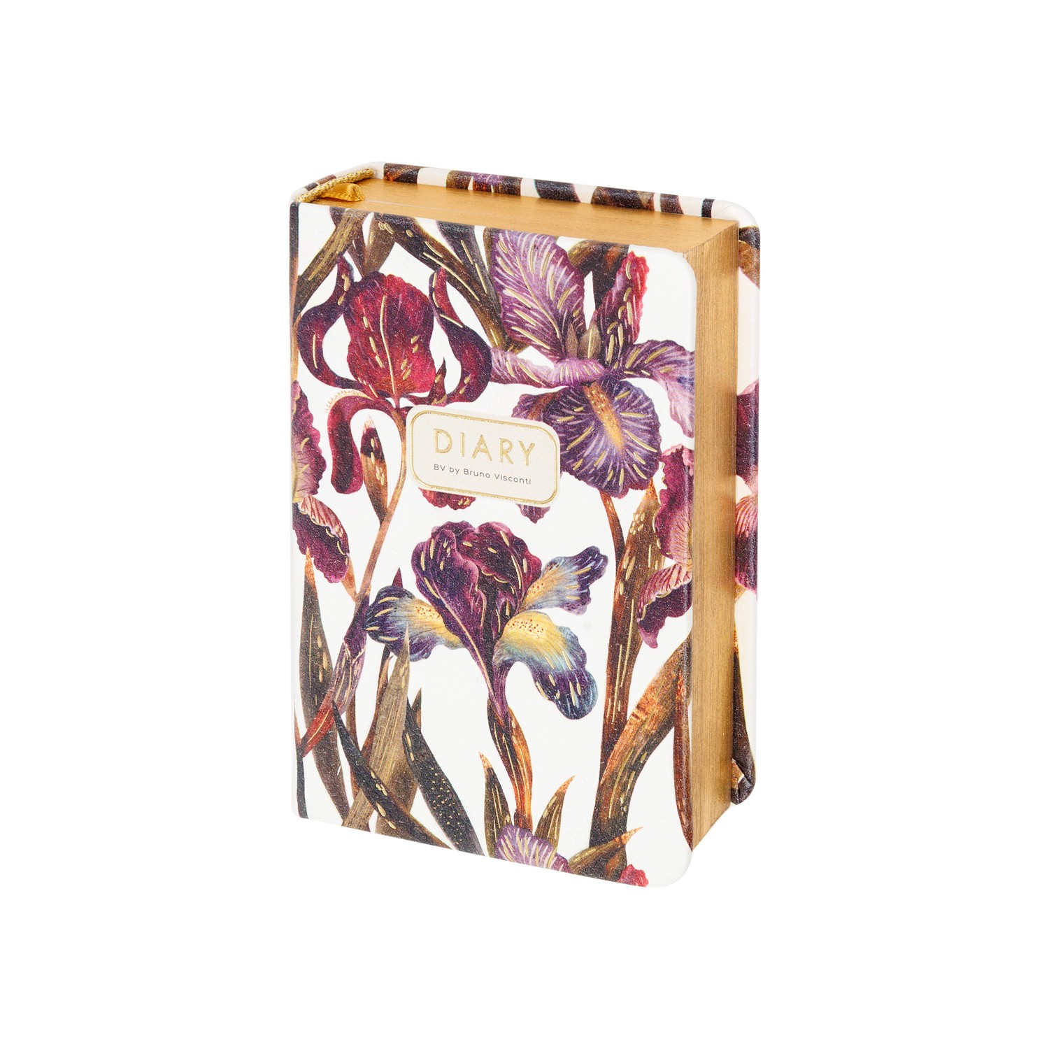 Ежедневник недат А7 золсрез исккожа Ирисы 3-815/04 Bruno Visconti