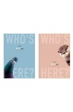 Тетрадь А4 96л кл спир Кто здесь? 96Т4лВ1сп Хатбер