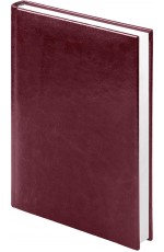 Ежедневник недат А5 136л лин исккожа бордов  02422-BR Lamark