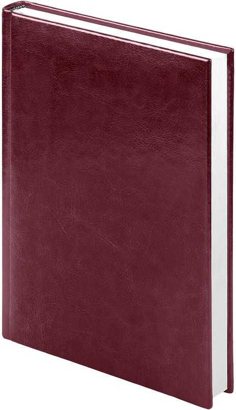 Ежедневник недат А5 136л лин исккожа бордов  02422-BR Lamark