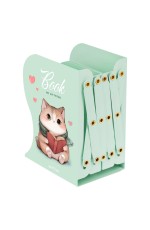 Подставка для книг MESHU Dear Friend, металлическая, 3 отделения, раздвижная