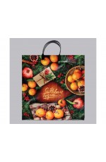 Пакет п/э с пластик ручкой Вкусный праздник