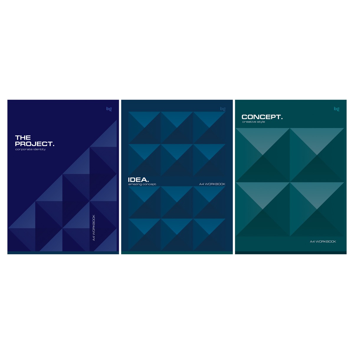 Тетрадь 60л., А4, клетка BG Monocolor. Corporate identity