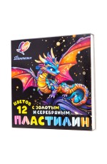Пластилин 12цв стек Фантазия 35С 2310-08 Луч