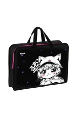 Папка с ручками 1 отделение, А4 Forst Plush Dream, 340*245*75мм, пластик, на молнии