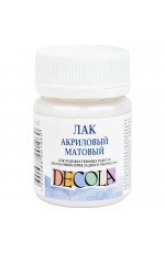 Лак акриловый матовый Decola, 50мл