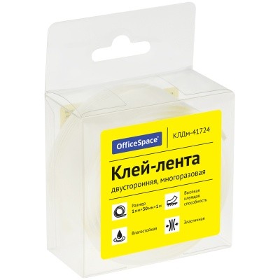Клей -лента двустмногораз30мм*1мм*1м 41724 Office Space