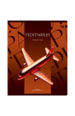 Тетрадь предметная 48л. BG Темное стекло - География, конгрев, твин-лак, 70г/м2