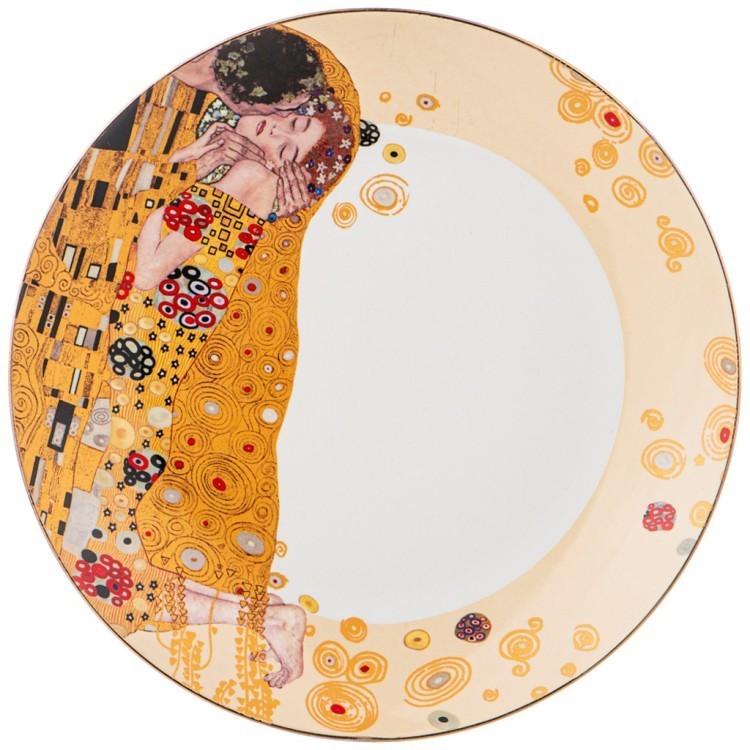 Тарелка фарф закусоч Поцелуй (ГКлимт) 20 5см 104-672 Lefard