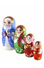 Хохлома Матрешка 4 куклы (Высшая категория) 80036000000