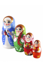 Хохлома Матрешка 4 куклы (Высшая категория) 80036000000
