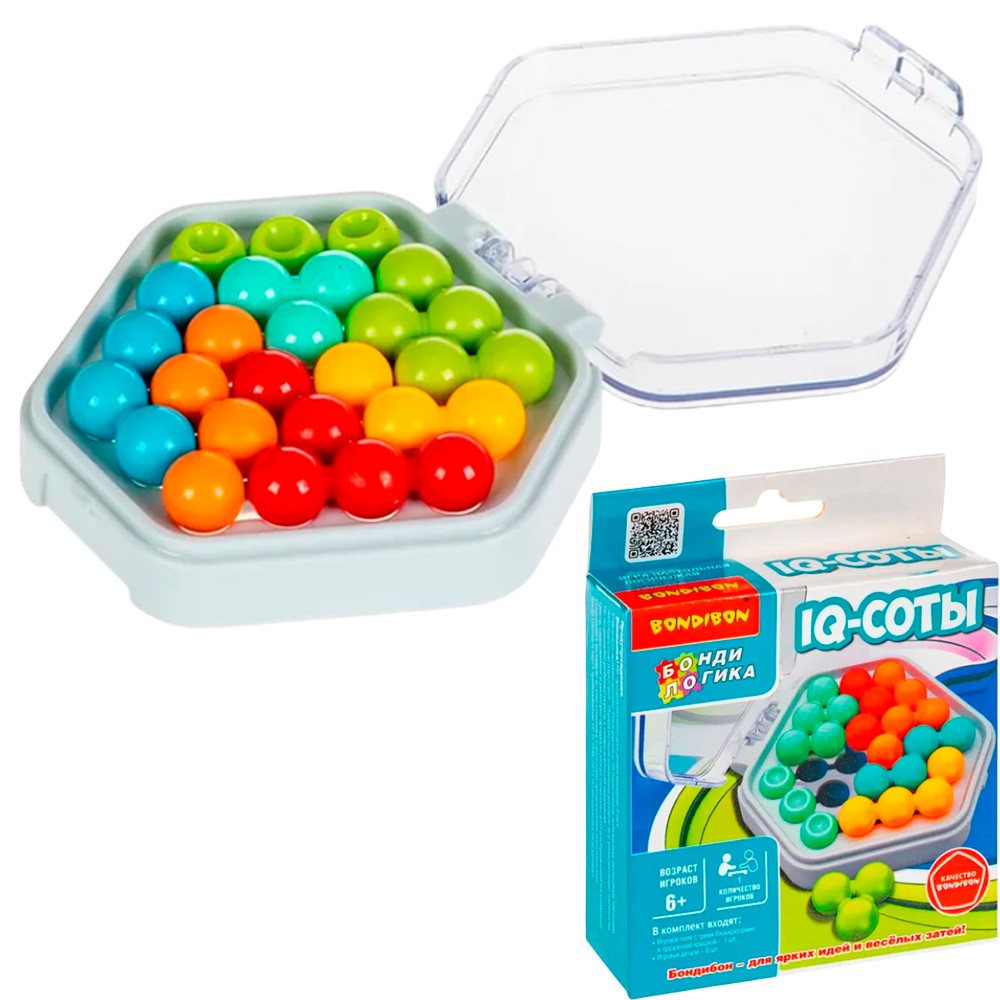Игра логическая IQ-соты ВВ6593 Bondibon