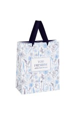 Пакет подарочный 18*23*10см MESHU Beauty/Красота , фольга,  матовая ламинация