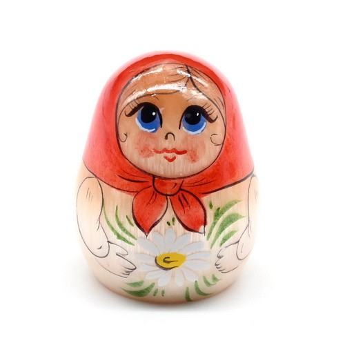Скульптура из селенита Матрешка мини 66509