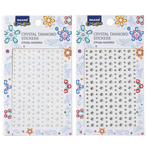 Стразы - наклейки пласт 4 дизайна М-20439 Mazari