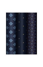 Упаковочная бумага глянц. 70*100см, MESHU Strict pattern, 80 г/м2, ассорти, 3 дизайна