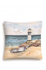 Наволочка Море Маяк одностор 45*45см 2416675 б/л