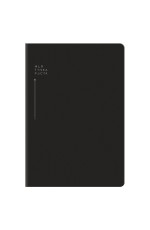 Записная книжка А5, 96л., BG Смыслы, кожзам, линия, черный