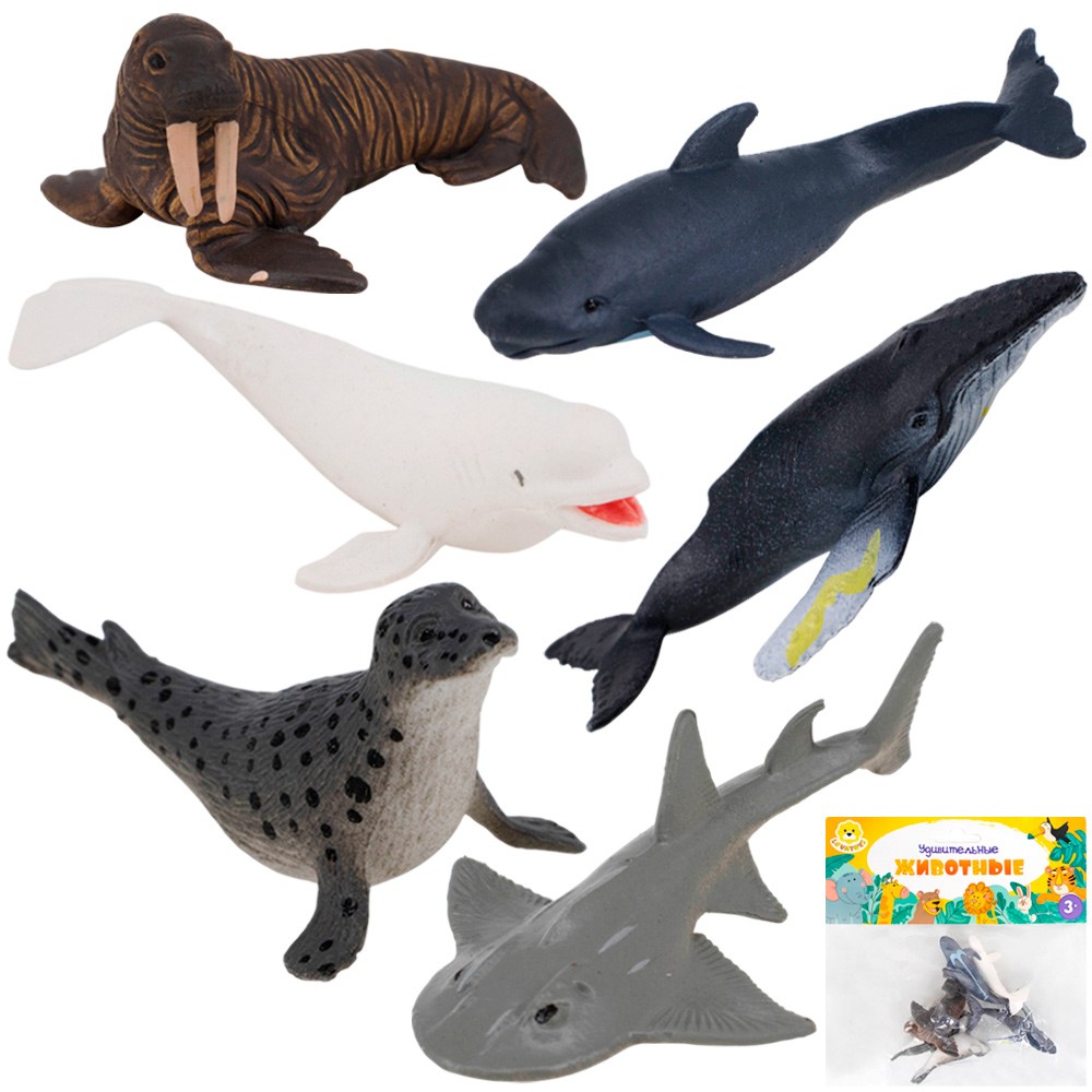 Набор Животных Морские в пак 11А Маркер игрушка