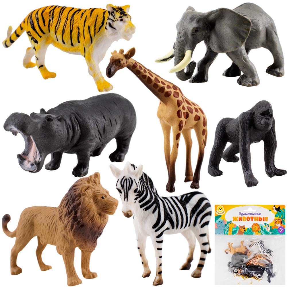 Набор Животных Сафари в пак 13А Маркер игрушка