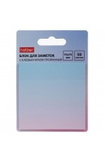 Стикеры 75*75мм 50л пласт голуб/розов Gradient 090347 Хатбер
