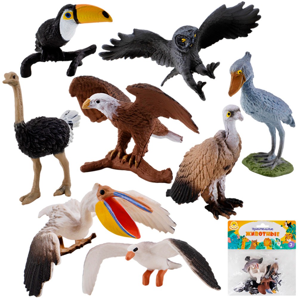 Набор птиц в пак 2209-11 Маркер игрушка